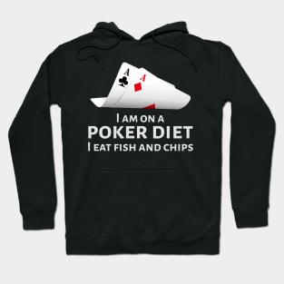 Funny No Limit Texas Holdem Poker Player Gift - Poker Diet Hoodie